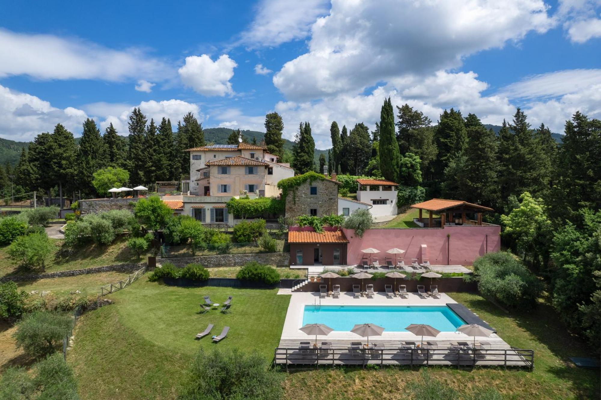 Villa Podere Castellare Pelago Exterior foto